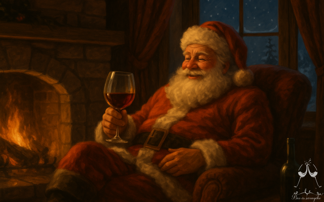 A MIKULÁS BOROS KALANDJA – amikor a puttonyban dugóhúzó is lapul 🎅🍷✨